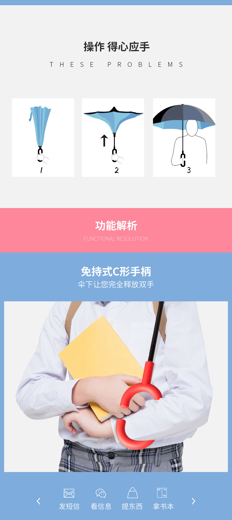 創意反向傘