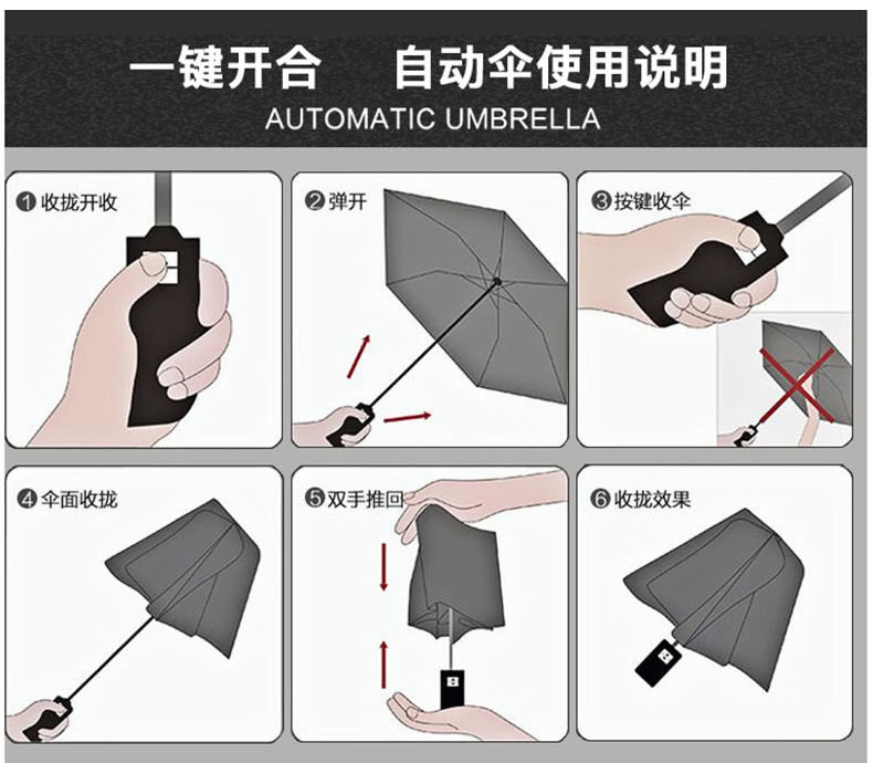 自動傘使用說明