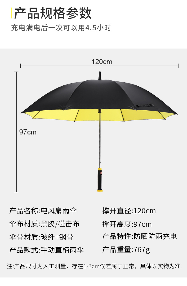 風扇雨傘