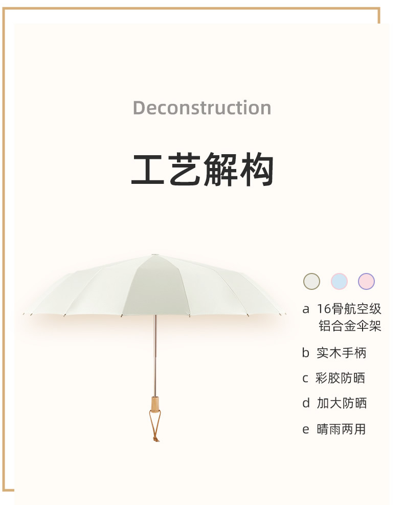 彩膠雨傘