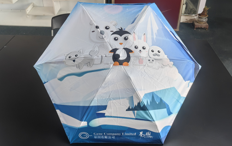 五折疊廣告傘