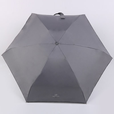 五折疊黑膠防曬廣告傘