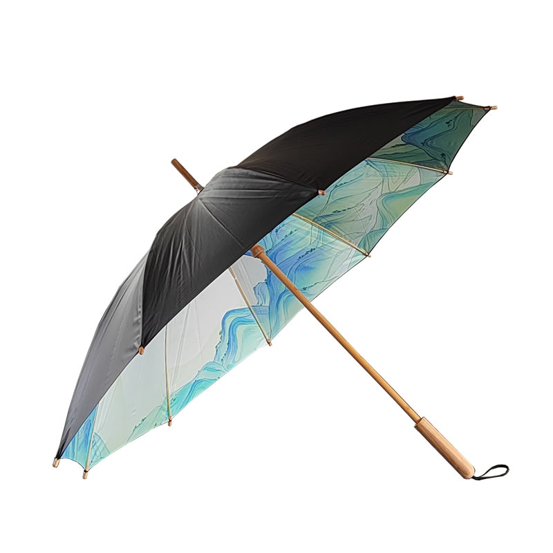 竹雨傘中國風禮品傘